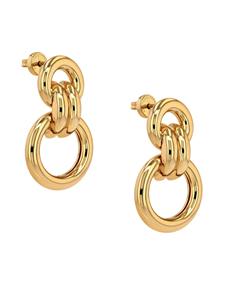 ANINE BING cable-link drop earrings - Goud