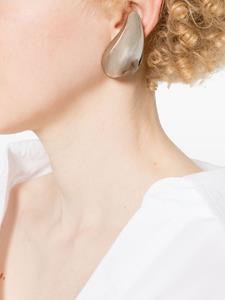 Courrèges Drop clip-on earrings - Zilver