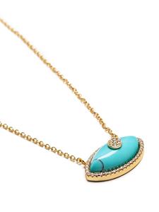 Nialaya Jewelry Evil Eye chain necklace - Goud