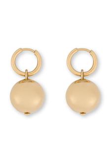 Philosophy Di Lorenzo Serafini faux-pearl hoop earrings - Goud