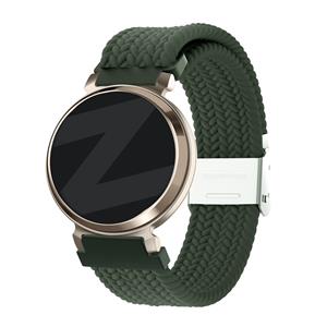 Bandz Garmin Lily 2 gevlochten nylon band (groen)