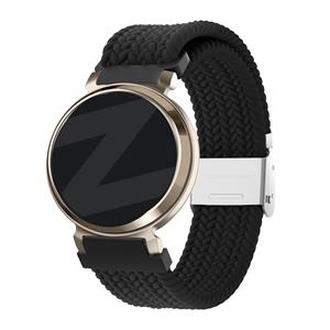 Bandz Garmin Lily 2 gevlochten nylon band (zwart)