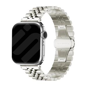 Strap-it Apple Watch Jubilee stalen band (champgne)