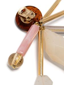 Patrizia Pepe Verfraaide oorclips - Beige