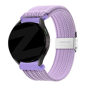 Bandz Amazfit GTS 3 gevlochten nylon band (lichtpaars)