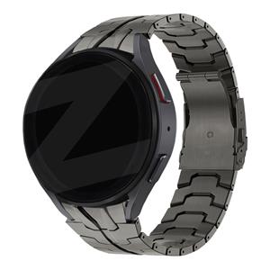 Bandz Samsung Galaxy Watch 6 Classic 43mm stalen band 'Iron' (grafiet)