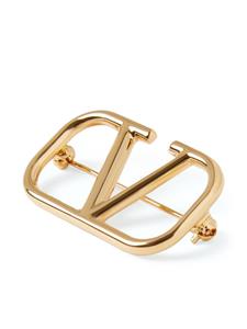 Valentino Garavani Vlogo Signature broche - Goud