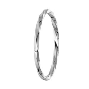 Lucardi Ring Zilver - zilverkleurig