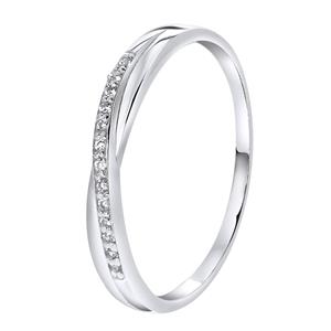 Lucardi Ring Zilver - zilverkleurig