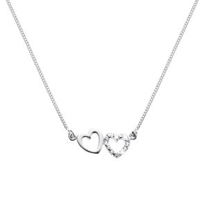 Lucardi Ketting Zilver 45cm -zilverkleurig