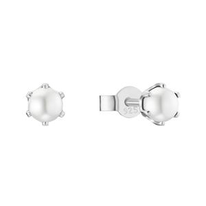 amor Oorbellen voor meisjes, 925 sterling zilver, wasparel