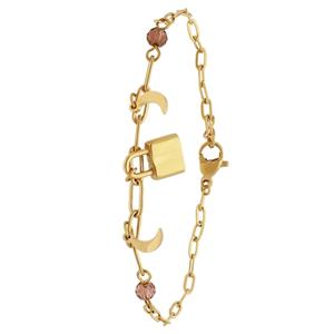Lucardi Armband Staal 19 cm