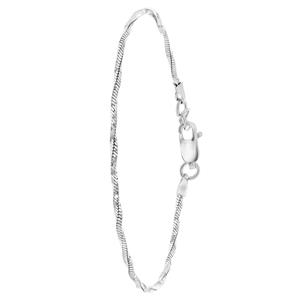 Lucardi Armband Zilver zilverkleurig