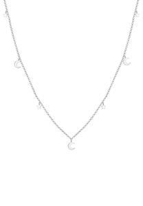 Elli erwtketting ster sstro halve maan trend 925 zilver