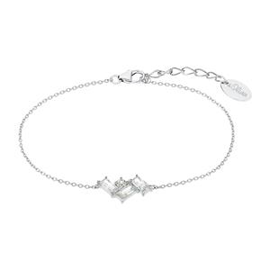 S.Oliver Armband voor dames, 925 sterling zilver, zirkonia (synth.)