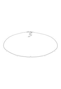 Elli Dames Choker Sterren Halve Maan Astro Trend Blogger in 925 Sterling Zilver Verguld