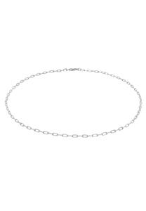 Elli Dames Choker Link Ketting Ovaal Trend Filigraan Basis in 925 Sterling Zilver Verguld