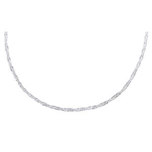 Lucardi Ketting Zilver - zilverkleurig