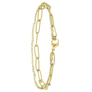 Lucardi Armband Staal 20 cm