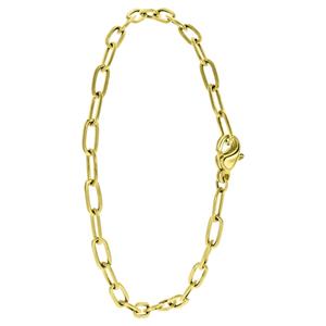 Lucardi Armband ' Freya ' Staal 20 cm