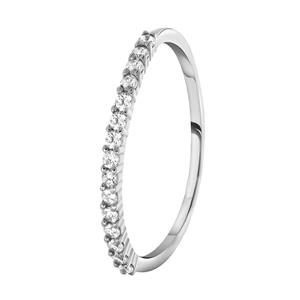 Lucardi Ring Zilver - zilverkleurig