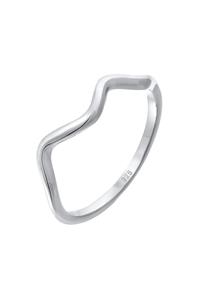Elli Dames Golven Minimaal Geo Trend in 925 Sterling Zilver