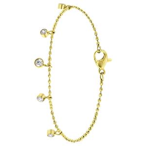Lucardi Armband ' Daya ' Staal 20 cm