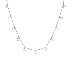 Lucardi Ketting Zilver 42cm -zilverkleurig