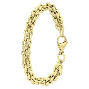 Lucardi Armband 'Anaulle' Staal 20cm