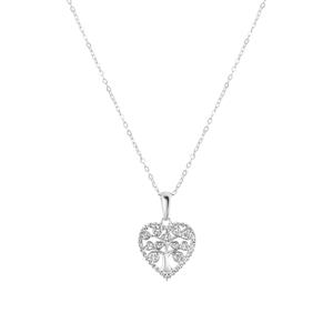 Lucardi Ketting Zilver 45cm -zilverkleurig