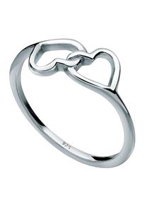 Elli Dames Hart symbool verbonden in 925 Sterling Zilver