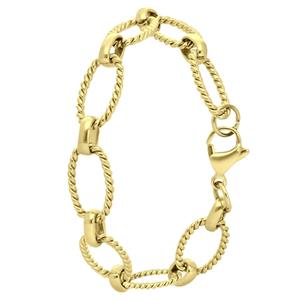 Lucardi Armband 'Isabella' Staal 20cm