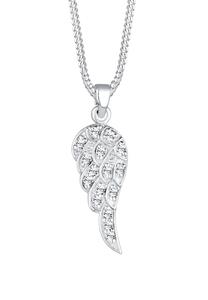 Elli Dames vleugel hanger boho met kristallen in 925 sterling zilver