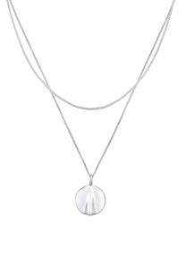 Elli Dames Laagje Plaatje Hanger Golven Ontwerp in 925 sterling zilver
