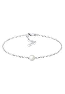 Elli Dames Elegant met Schelpkern Parel in 925 Sterling Zilver Wit