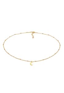 Elli Dames choker bol halvemaan astro in 925 sterling zilver
