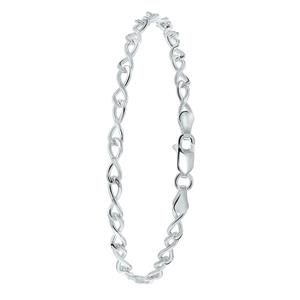 Lucardi Armband Zilver - zilverkleurig