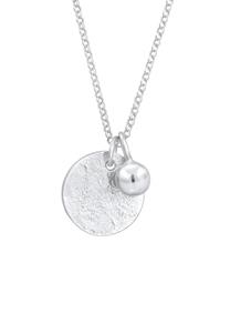Elli Dames Munthanger Organic Look Geo in 925 Sterling Zilver