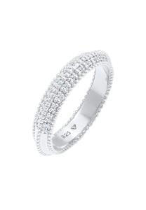 Elli DIAMONDS Damesring verlovingsdiamant (0,12 ct.) in 925 Sterling Zilver