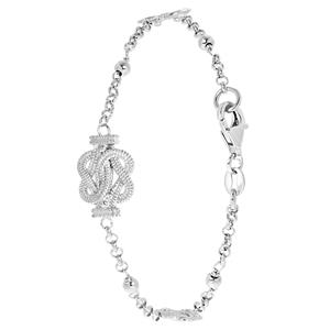 Lucardi Armband Zilver - zilverkleurig