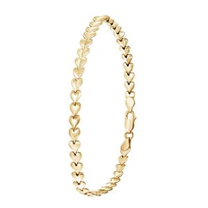 Lucardi Armband Zilver goudkleurig