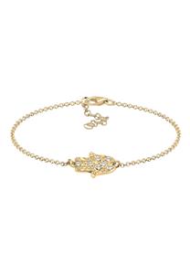 Elli Dames Hamsa Handkarma met Kristallen in 925 Sterling Zilver