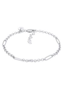 Elli PREMIUM Dames Figaro Schakelketting Elegant in 925 Sterling Zilver