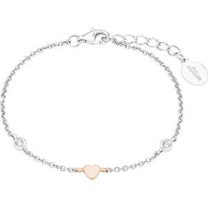 S.Oliver Armband voor meisjes, 925 sterling zilver, zirkonia synth. | Hart