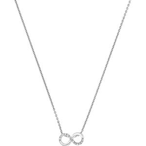 FAVS Collier FAVS Damen-Kette 925er Silber 14 Zirkonia
