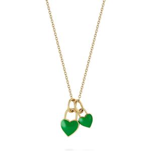 GUIDO MARIA KRETSCHMER Edelstahlkette GMK Damen-Kette Edelstahl, Emaille
