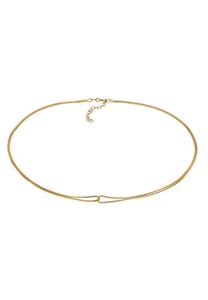 Elli Dames Choker Venetiaanse Oneindigheid Verstrengeld in 925 Sterling Zilver