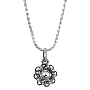 Lucardi Ketting Zilver - zilverkleurig