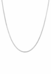 Elli Dames Curb Chain Basic Filigraan Trend Blogger in 925 Sterling Zilver