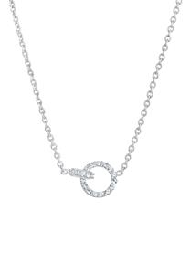 Elli Dames Ringen Verbonden Oneindig met Kristallen in 925 Sterling Zilver